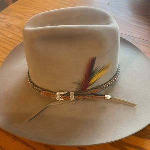 Stallion XXX Genuine Fur Felt Cowboy Hat size 6 7/8